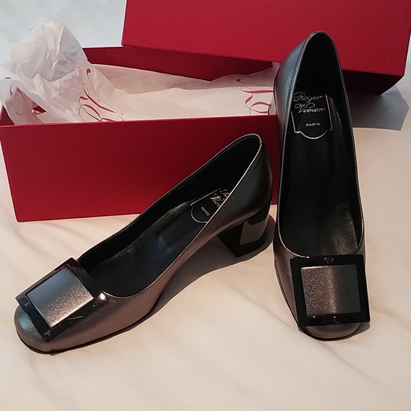 roger vivier block heels